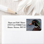 Profiel van een wattenstout etiket (Insitu)