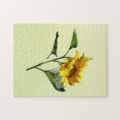 Profiel van een Zonnebloem-puzzel Legpuzzel (Horizontaal)