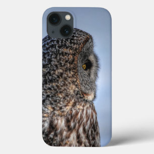 Profiel van Great Grey Owl Wildlife Fotoportret Case-Mate iPhone Case