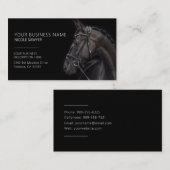 Profiel van paard Gepersonaliseerd Equine Paard Visitekaartje (Voorkant / Achterkant)