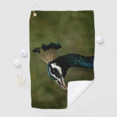 Profiel van pauw  golfhanddoek (Insitu)