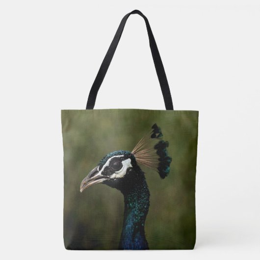 Profiel van Peacock Tote Bag (Voorkant)