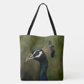 Profiel van Peacock Tote Bag (Achterkant)