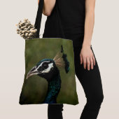 Profiel van Peacock Tote Bag (Dichtbij)