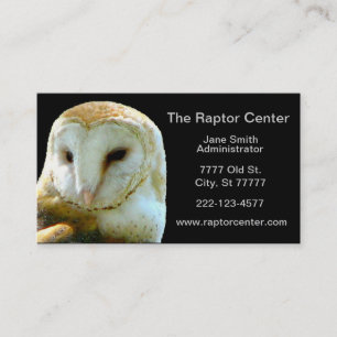 Profiel van Raptor Barn Owl Visitekaartje