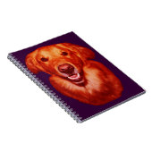 Profiel van Red Golden Retriever Notitieboek (Rechterzijde)