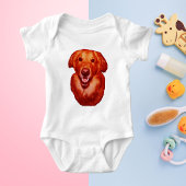 Profiel van Red Golden Retriever Romper