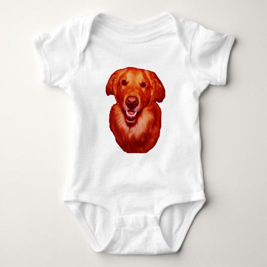 Profiel van Red Golden Retriever Romper (Voorkant)