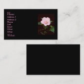Profiel van roos Mallow Visitekaartje (Voorkant / Achterkant)