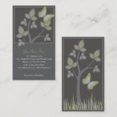 Profiel Visitekaartje: Boom met Vlinder Visitekaartje (Voorkant / Achterkant)