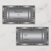 Profiel Visitekaartje Chrome op Zilver (Voorkant / Achterkant)