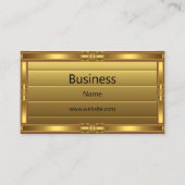 Profiel Visitekaartje Faux Gold op Gold lijst (Voorkant)