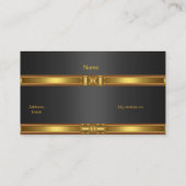 Profiel Visitekaartje Gold op Black Diamond Jewel (Achterkant)