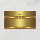 Profiel Visitekaartje Gold op Gold Jewel (Achterkant)