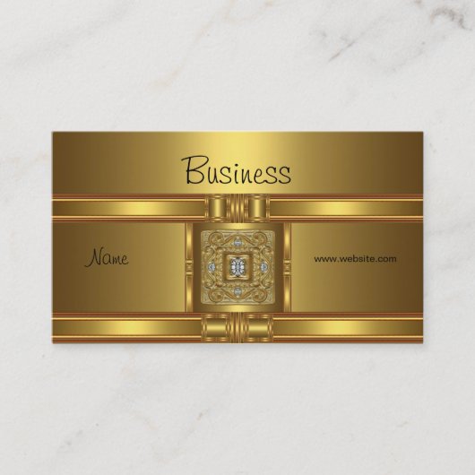 Profiel Visitekaartje Gold op Gold Jewel (Voorkant)