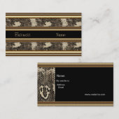 Profiel Visitekaartje Wild Animal Black Gold (Voorkant / Achterkant)