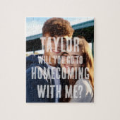Profiel voor hem of haar Homecoming Custom Photo Legpuzzel (Verticaal)