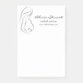 Profiel Zwangere vrouw Post-it® Notes (Voorkant)