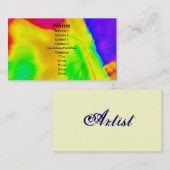 Profielkaart "Artist I" -  Visitekaartje (Voorkant / Achterkant)