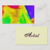 Profielkaart "Artist IV" Visitekaartje (Voorkant / Achterkant)