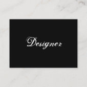 Profielkaart "Blue Fantasia Designer" Visitekaartje (Achterkant)