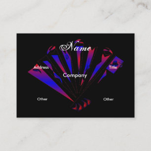 Profielkaart "Blue Fantasia Designer" Visitekaartje