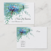 Profielkaart  Blue Water Lily Visitekaartje (Voorkant / Achterkant)