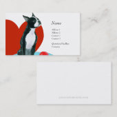 Profielkaart - Boston Terrier Visitekaartje (Voorkant / Achterkant)