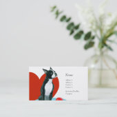 Profielkaart - Boston Terrier Visitekaartje (Staand voorkant)