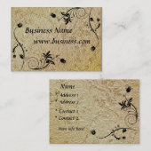Profielkaart Business Embossed Old Paper (002G006) Visitekaartje (Voorkant / Achterkant)