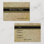 Profielkaart Business Embossed Old Paper (002G006) Visitekaartje (Voorkant / Achterkant)