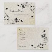 Profielkaart Business Embossed Old Paper (005006) Visitekaartje (Voorkant / Achterkant)