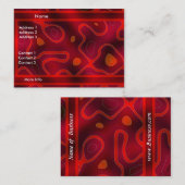 Profielkaart Business Red Double Mix Visitekaartje (Voorkant / Achterkant)