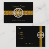 Profielkaart Business Silver Gold Jewels (029002) Visitekaartje (Voorkant / Achterkant)