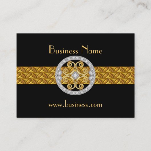 Profielkaart Business Silver Gold Jewels (029002) Visitekaartje (Voorkant)