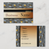 Profielkaart Business Tree Black Gold 55 Visitekaartje (Voorkant / Achterkant)