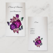 Profielkaart  Cream Roses 3 Visitekaartje (Voorkant / Achterkant)