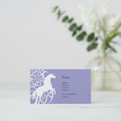 Profielkaart - Decoratieve Unicorn Visitekaartje (Staand voorkant)