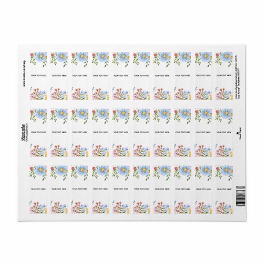Profielkaart Etiket (Full Sheet)