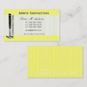 Profielkaart gebouwd visitekaartje (Voorkant / Achterkant)