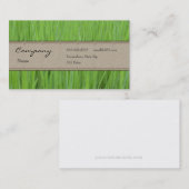 Profielkaart - Groene gras Visitekaartje (Voorkant / Achterkant)