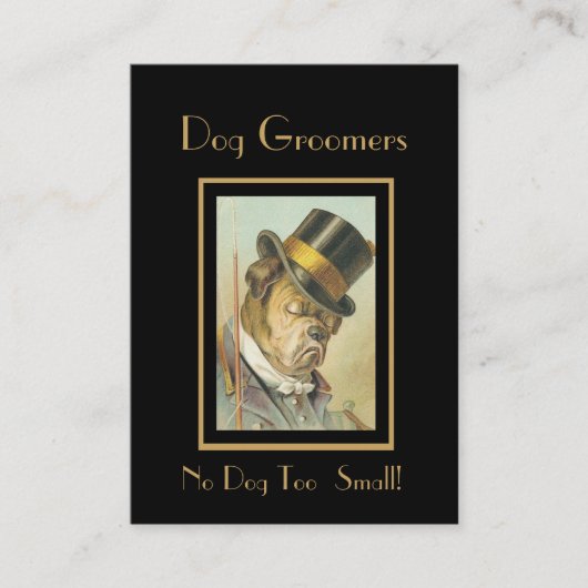 Profielkaart  Hondentrimmers 2 Visitekaartje (Voorkant)