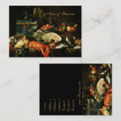 Profielkaart  kunst stilleven schilderen visitekaartje (Voorkant / Achterkant)