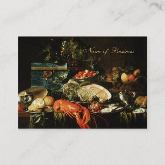 Profielkaart  kunst stilleven schilderen visitekaartje (Voorkant)