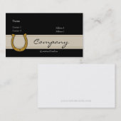 Profielkaart - Lucky Hoefijzer Visitekaartje (Voorkant / Achterkant)