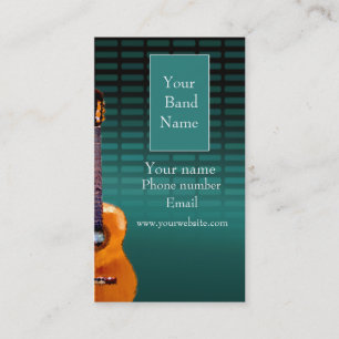 Profielkaart - Muziekband Visitekaartje