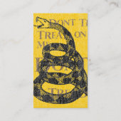 Profielkaart "Niet op mij aflezen" Visitekaartje (Achterkant)