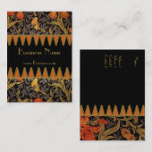 Profielkaart  Print William Morris 2 Visitekaartje (Voorkant / Achterkant)