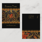 Profielkaart  Print William Morris 3 Visitekaartje (Voorkant / Achterkant)