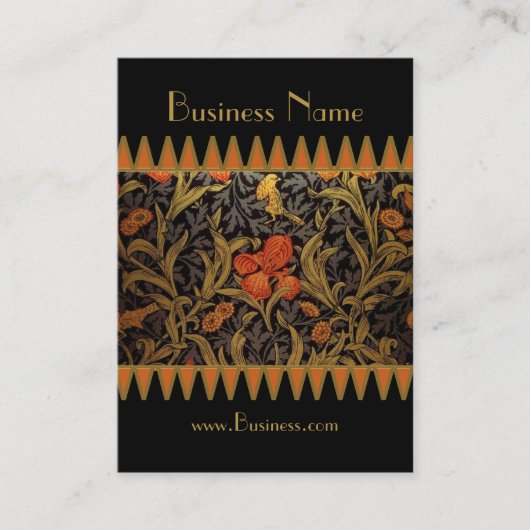 Profielkaart  Print William Morris 3 Visitekaartje (Voorkant)